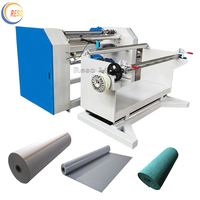 Enrouleur automatique de rouleaux de papier kraft en mousse EPE pour refendre les tissus en cuir et les textiles