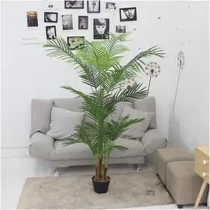 JIAWEI 인공 식물 인기있는 볼 모란 장식 실크 로즈 Kalanchoe 정글 인공 대형 나무 식물