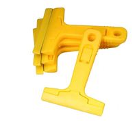 Grattoir de nettoyage à lame métallique et manche en plastique, outil de nettoyage de joints, grattoir pour enlever la colle, petit grattoir pour le nettoyage des murs