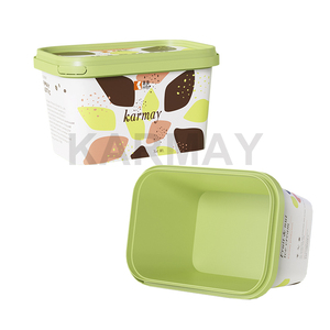 Recipientes rectangulares desechables de plástico para alimentos para embalaje de queso, plástico impreso personalizado para embalaje de mantequilla - Product Image 4