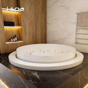 Bañera Redonda de Acrílico Harmonize Overflow para Uso en Interiores/Exteriores, Bañeras de Spa - Product Image 1