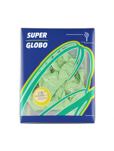 Collana di Perle Super Globo Verde Rotonda 10 Pollici Accessorio di Gioielleria - Product Image 1