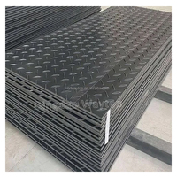 Tapis de sol en polyéthylène haute densité WAYTOP 4x8 pieds, protection temporaire du sol pour chantier de construction en HDPE