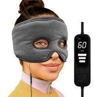 Masque de soulagement des sinus à chaleur humide masque de mal de tête coussin chauffant électrique pour la pression sinusale Tension de la migraine soulagement des maux de tête