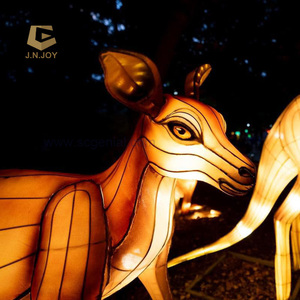 JNZ2237 Lanterne Tradizionali Cinesi Personalizzate per Festival all'Aperto con LED, Spettacolo di Lanterne Floreali, Decorazioni Artistiche per le Festività - Product Image 3