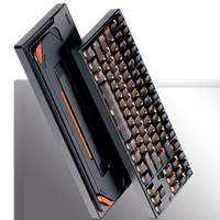 Clavier magnétique Pro-Gaming Custom Hex80 gris avec les derniers switches magnétiques d'OWLAB, pack acoustique pour studios de jeu