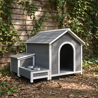 Niches pour chiens modernes en bois, directement de l'usine, avec mangeoire, écologiques et imperméables, utilisables toute l'année, prix de gros, réductions sur les achats en gros