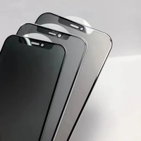 Protector de Pantalla de Vidrio Templado Super Privacy 9H para 15 Pro Max, 2.5D Ultrafino, Anti-Espía, Anti-Golpes, Compatible con GPS