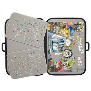 Custom Portable Hard Jigsaw Puzzle Board Storage Carrying Case/Bag/Box