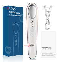 Mini oogmassage-stift, USB oplaadbaar, vibrerende oogmassager met koud-warm functie, beautyproduct voor dagelijkse oogverzorging