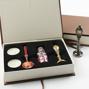 Couverture de timbre de boîte en papier personnalisée/motif disponible sur demande/style de poignée en option/vente en gros du fabricant - Product Image 4