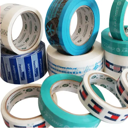 Adhesivo personalizar impreso personalizado de Opp de embalaje de Bopp transparente logotipo cinta claro Paquete de cinta de embalaje con el logotipo impreso