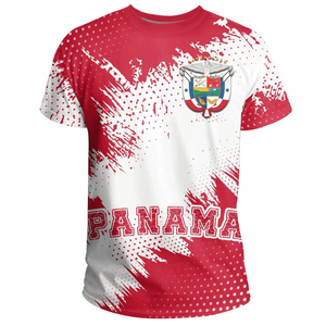 Camiseta Deportiva de Poliéster para Hombre con Sublimación de la Bandera de Panamá, Envío Directo, Camisetas Personalizadas de Talla Grande para Hombre - Product Image 5