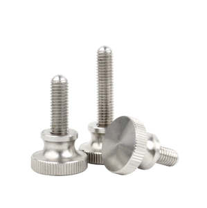 OEM Custom Round Knurled Steel Screws Stainless Steel Knurled Grip Thumb Screws Precision CNC <b>Fasteners</b> Supplier Factory Direct - Product Image 3