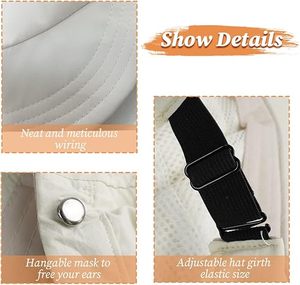 Sombreros de Sol de Verano para Mujer al por Mayor, Sombrero de Copa Abierta, Protección Solar, Anti-UV, con Logotipo Personalizado, Impresión y Bordado - Product Image 5