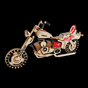 Puzzles en <span class=keywords><strong>bois</strong></span> pour enfants à faire soi-même, éducation précoce, modèles de voitures, voitures mécaniques 3D, motos, jouets de voiture - Product Image 6