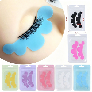 1 Paire de Coussinets en Silicone pour Permanente de Cils et Patchs d'Isolation des Cils Inférieurs Réutilisables à Profil Fin - Product Image 3