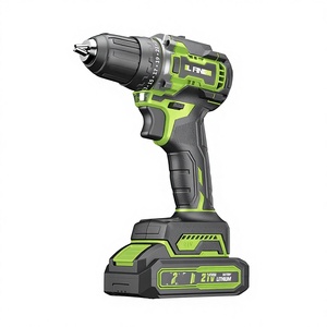 Brushless Lithium <b>Battery</b> <b>Drill</b> <b>Set</b> Rechargeable Impact Function 12V-21V Two-Speed Adjustable for Home - Product Image 1