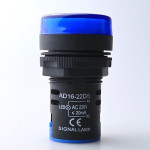 AD16-22DS High Brightness <strong>LED</strong> Power <strong>Indicator</strong> Lamps Panel <strong>Mount</strong> 22mm 12V 24V 220V 380V AD16 pilot Lights signal <strong>Indicator</strong> - Product Image 4