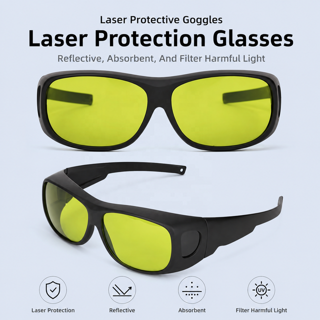 New Photochromic Blue Light Blocking Full Wrap Protective Glasses, Large Frame Anti-Pollen Dust Safety Goggles