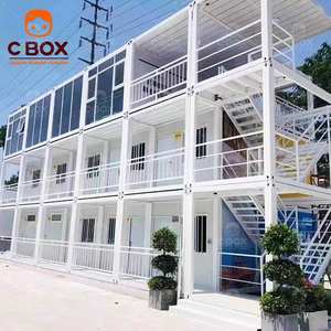 Cbox, Construcción Rápida, Prefabricada, Paquete Plano, Dormitorio, Edificio de Oficinas Móvil de Acero de 2 Pisos, Taller, Campamento para Trabajadores, Casa Contenedor Modular - Product Image 2
