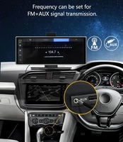 10.26 "4K Portable Tableau de Bord DVR TV Stéréo Moniteur Dash Cam Navigation Adas Sans Fil Carplay Android pour Bluetooth Inverser Ai