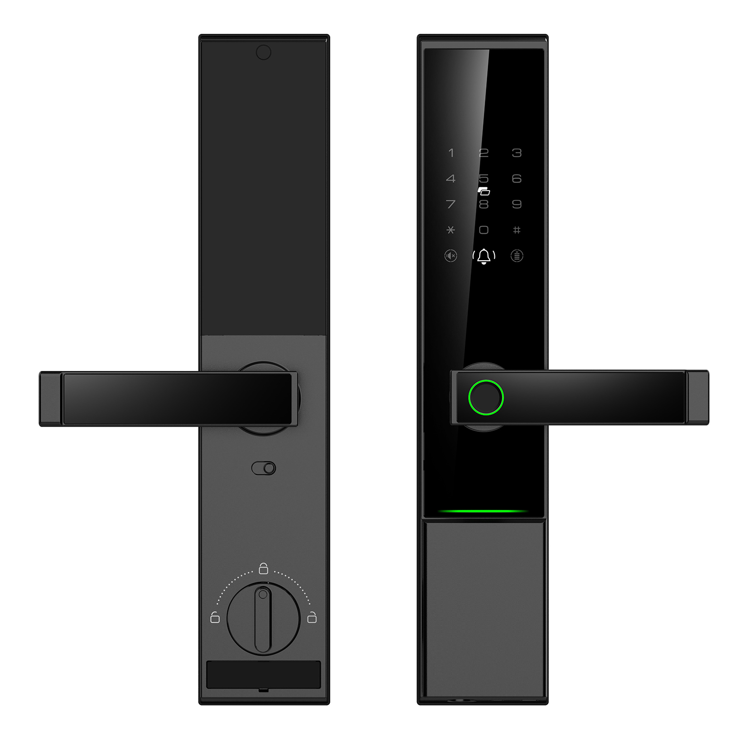Outdoor IP65 Waterproof Aluminum Smart Door Lock with Fingerprint RFID Passcode Key for & Cloud Storage TTlock · image 2