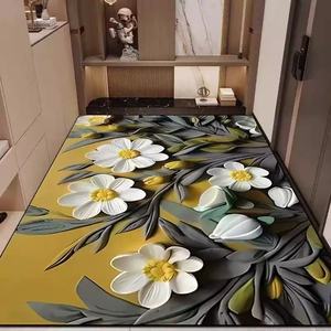 100% polyester velours tapis fabriqué <span class=keywords><strong>à</strong></span> la <span class=keywords><strong>machine</strong></span> doux moderne plat tissage antidérapant résistant aux taches maison salon salle <span class=keywords><strong>à</strong></span> manger chambre hôtel adolescent utilisation - Product Image 4