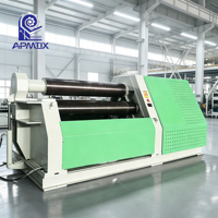 Machine à rouler les tôles à 4 rouleaux, très vendue, personnalisée, haute efficacité, pour tôles d'acier