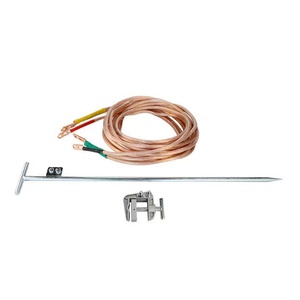 Alambre de seguridad de tierra de alto voltaje Abrazadera de cobre telescópica Varilla de puesta a tierra con alambre de cobre de 50mm - Product Image 5