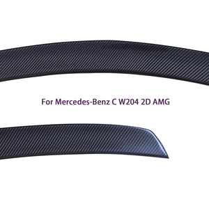 สำหรับ W204 C-Class C204คูเป้2ประตู AMG สไตล์คาร์บอนไฟเบอร์สปอยเลอร์ท้ายรถปีก2007-2014 - Product Image 3