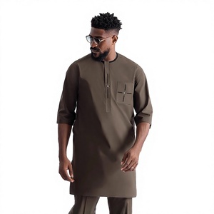 Nuevo Conjunto Étnico <span class=keywords><strong>Africano</strong></span> Dashiki de 2 Piezas <span class=keywords><strong>para</strong></span> Hombre, Camisa de Manga Corta + Pantalones, Traje de Boda Estilo <span class=keywords><strong>Africano</strong></span> - Product Image 1