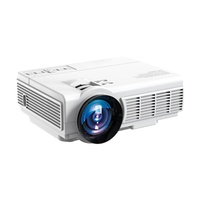 Mini projecteur portable Android 9 LED 1080P LCD avec son stéréo HIFI et fonction 3D, mise au point automatique, pour cinéma maison, chambre ou appartement