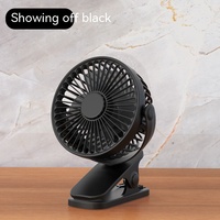 Ventilateur portable USB mini de haute qualité, rechargeable, avec pince, pour de nombreuses applications extérieures et en voiture, idéal pour les étudiants