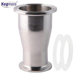 Kegmaxs GoodQuality Reducer Tri Clamp Tube 2 "Tube OD to 1-1/2" Tube OD SS304 raccordo sanitario Corny Keg Drip Tray Cleaning Keg - Product Image 2