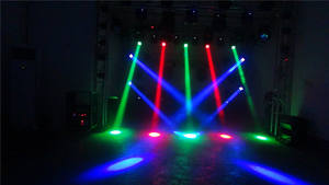 Contrôle DMX Haute puissance 4 LedsX25w RGBW <span class=keywords><strong>Led</strong></span> Projecteur de scène à tête mobile pour fête bar Ktv Événements Dj - Product Image 5