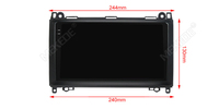 Lecteur DVD Android Auto 8+128G pour Benz B200 Classe B W169 W245 Viano Vito W639 Sprinter W906 AM FM RDS 4G LTE