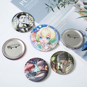 Badges circulaires en plastique personnalisés avec mascotte animée de dessin animé, thème Ange Musique & Amour - Épingles promotionnelles durables - Product Image 2