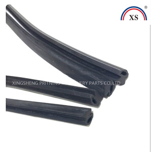 <b>Rubber</b> <b>Strip</b> Black Sealing <b>Strip</b> For Printing Machine Parts Customizable Cutting Service - Product Image 2