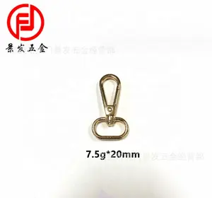 High Quality Metal Oval Ring Rotating Plate Buckle Handbag Key Buckle Chain Buckle
