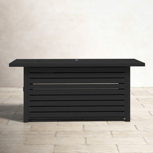 Table de foyer carrée en acier inoxydable Db Steel, au propane ou au gaz naturel, pour extérieur, jardin, chauffage, avec couvercle, style moderne - Product Image 3