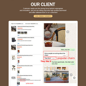 Silla de Café de Metal de Alta Calidad para Interiores, Muebles Comerciales de Venta Caliente para Restaurantes de Comida Rápida, Color Personalizable - Product Image 6