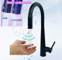 Robinet de cuisine à commande vocale et double capteur, en acier inoxydable 304, avec douchette extractible, pour salle de bain, modèle auto-développé, le plus vendu