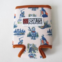 Isolant personnalisé RYO en néoprène, 12 oz, pliable, thermique, imperméable, pour canette de bière, avec logo imprimé, carte insérée pour l'extérieur
