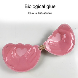 Chất lượng cao đóng hộp của phụ nữ Silicone phía trước mở Áo ngực strapless Wedding party Áo ngực vô hình đẩy lên núm vú ngực vá Silicone áo ngực - Product Image 4