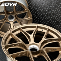 Rines EVOR Forjados de Aleación Personalizados de Lujo en Dorado Santin, 5x127, 5x112, 5x114.3, 5x120, Cóncavos, de 15, 18, 19 y 26 Pulgadas para Autos
