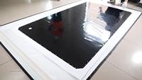 Écran de projection ALR 150'' à cadre fixe en aluminium, en PET cristal, sans bordure, 4/8K HDTV HDR, 3D actif, anti-plis, pour cinéma intérieur
