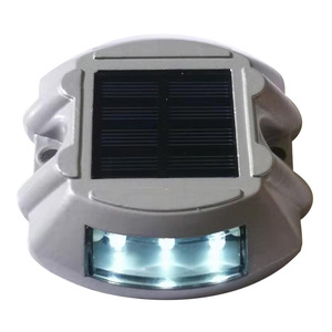Feux de sécurité routière à LED solaires, clignotants latéraux, aiguilles routières en aluminium, feux clignotants pour aménagement paysager routier - Product Image 4