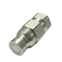 Accouplement rapide hydraulique à face plate en acier au carbone BSP 3/4'' de haute qualité pour machine de concassage à marteaux