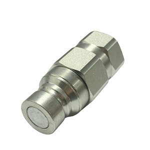 Hochwertige 3/4'' BSP Kohlenstoffstahl Flachgesichts-Hydraulik-Schnellkupplung für Hammerbrecher - Product Image 3